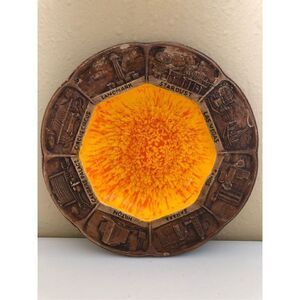 Vintage TREASURE CRAFT 70's Ashtray - LAS VEGAS Casinos